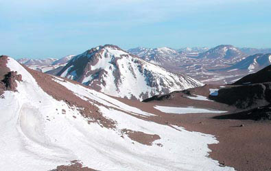 Volcán Pili o Acamarachi. Imagen: Banco de Chile